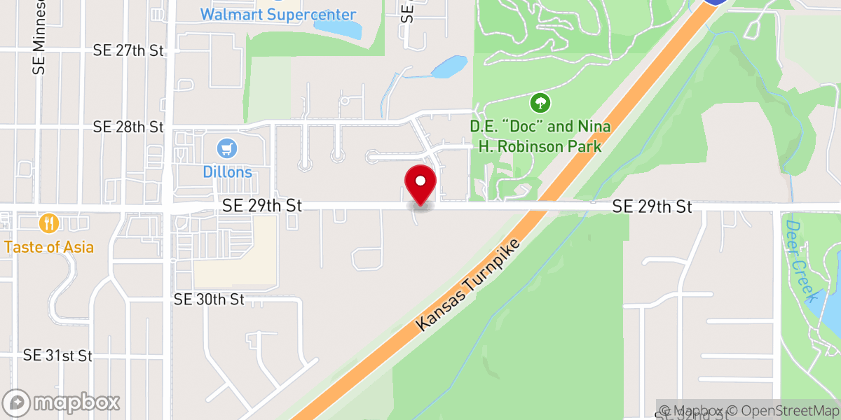 Map showing location of Inward Faith Outreach Ministries