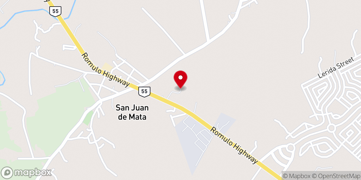 Map showing location of Rhema Family Church Philippines