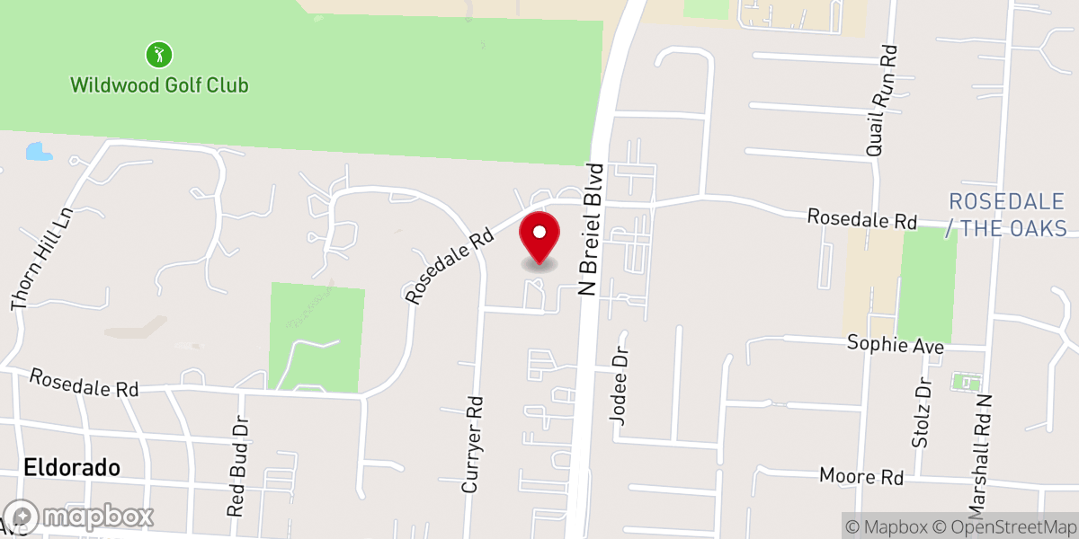Map showing location of St Luke United Presbyterian Church