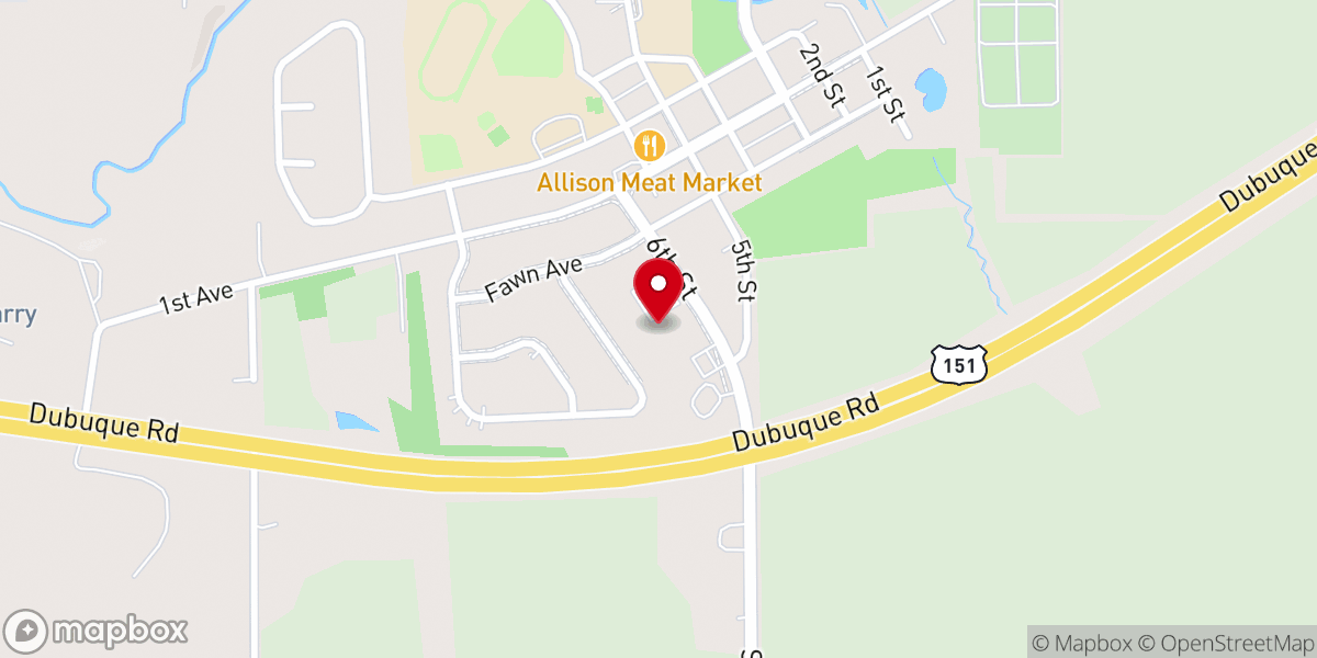 Map showing location of Saint Isidore Catholic Church