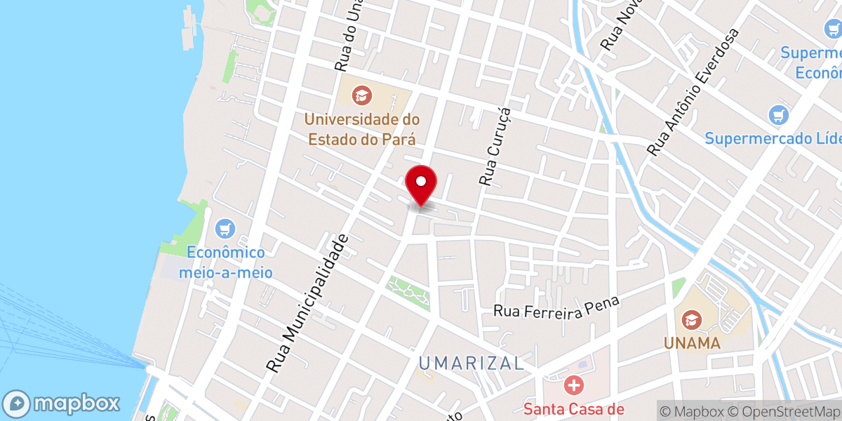 Map showing location of Paróquia São Raimundo Nonato
