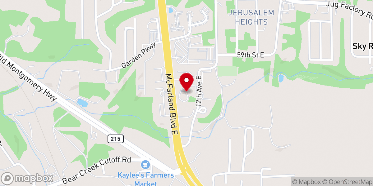 Map showing location of East Kellerman Church