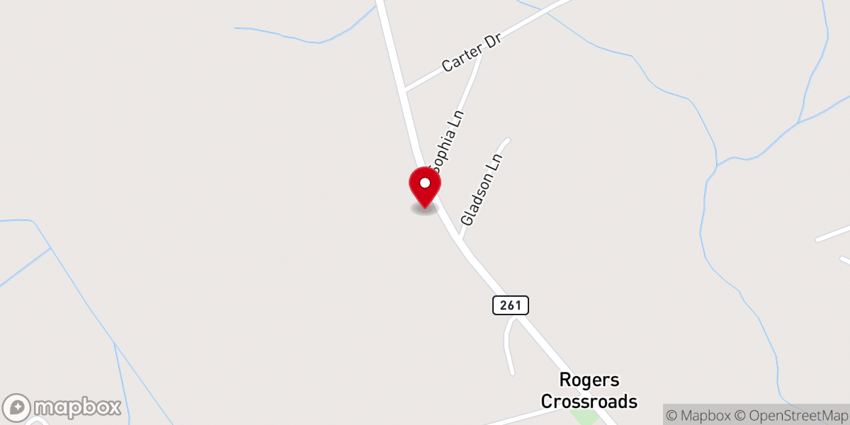 Map showing location of Mt Olive Seventh-day Adventist Church