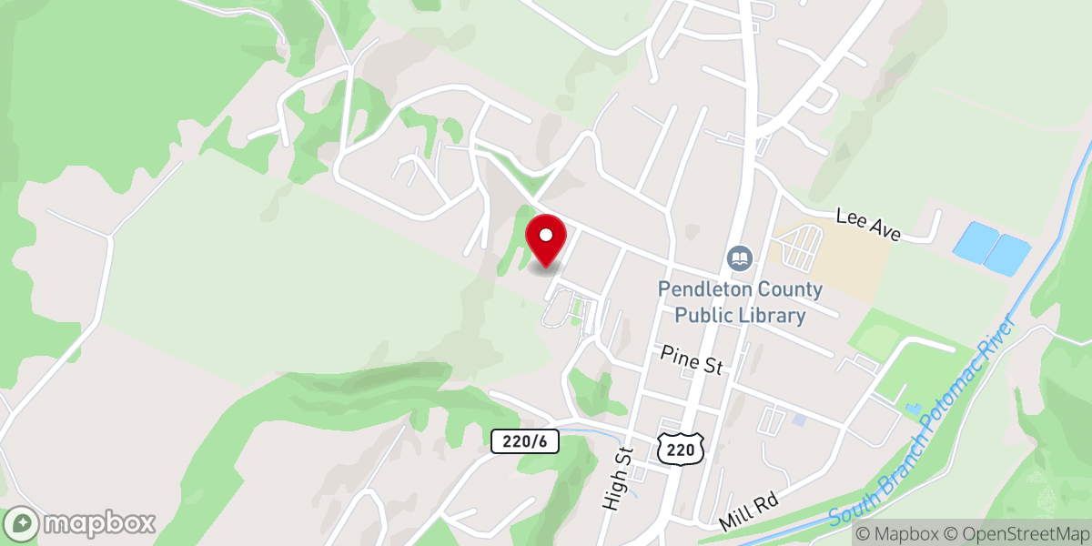 Map showing location of Holy Fire Ministry