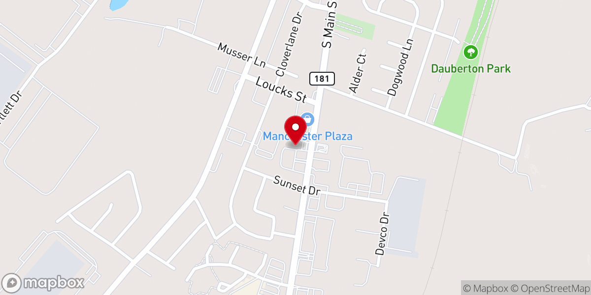 Map showing location of Anointed Touch Ministries Outreach Center