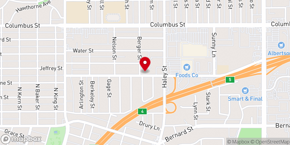 Map showing location of Saint Clement Catholic Church