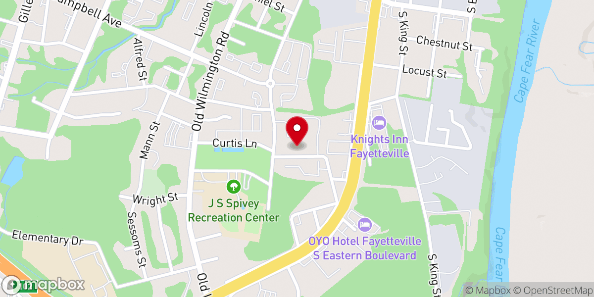 Map showing location of Saint Lukes Church