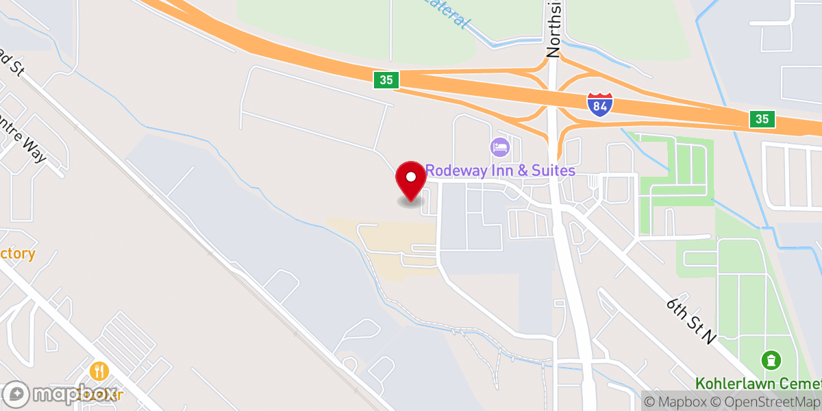 Map showing location of Jesus House