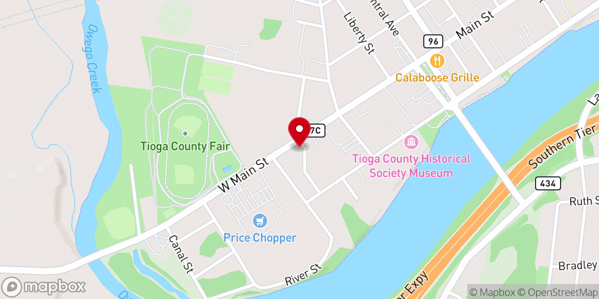 Map showing location of Crown and Covenant Reformed Presbyterian Church