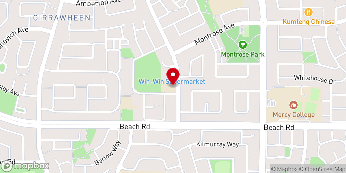 Map showing location of Girrawheen Baptist Church
