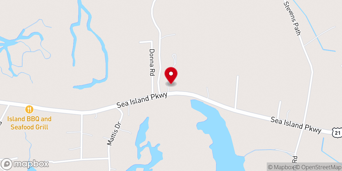 Map showing location of Peace Church