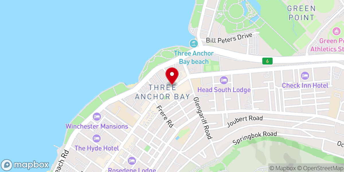 Map showing location of Life Church