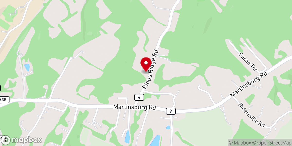 Map showing location of Wesley Chapel United Methodist Church