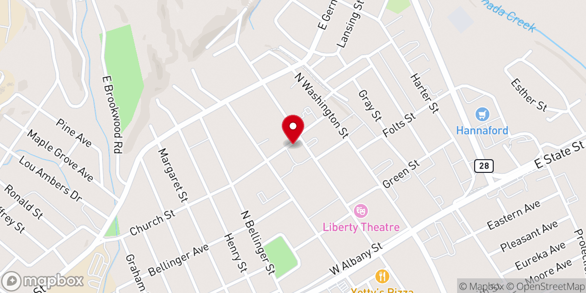 Map showing location of Friends of Historic Herkimer County
