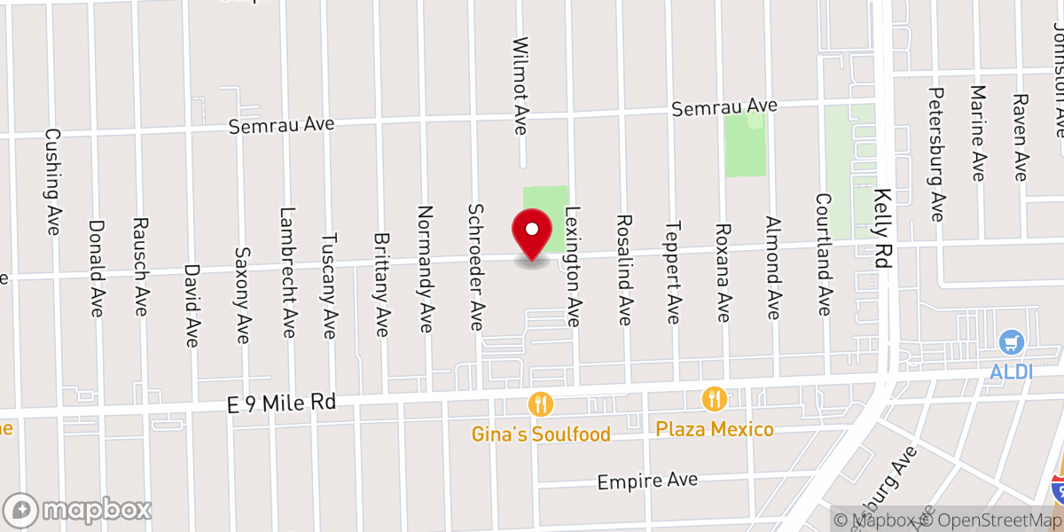 Map showing location of St Basil the Great Catholic Church
