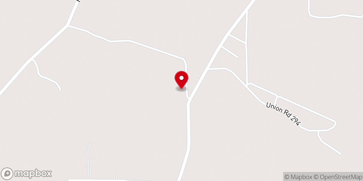 Map showing location of Galilee Baptist Church