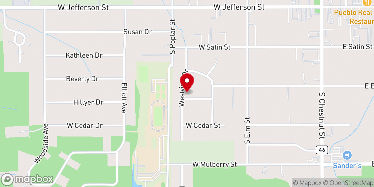 Map showing location of Jefferson Community Development Corporation