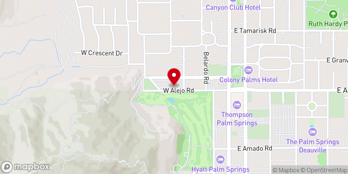 Map showing location of River of Hope Palm Springs, an Evangelical Lutheran Church in America (ELCA), Open and Inclusive Faith Community