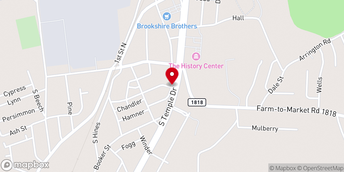 Map showing location of Prison Ministry Volunteers Inc.