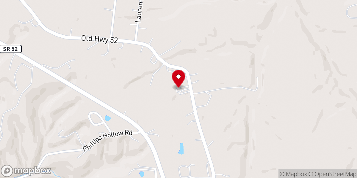 Map showing location of Eulia General Baptist Church