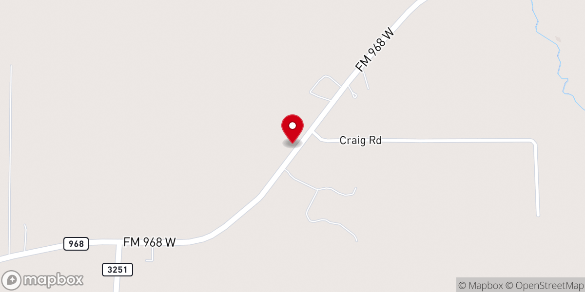 Map showing location of New Hope Church