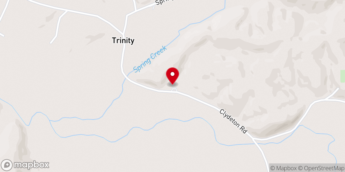 Map showing location of Bascom Methodist Church