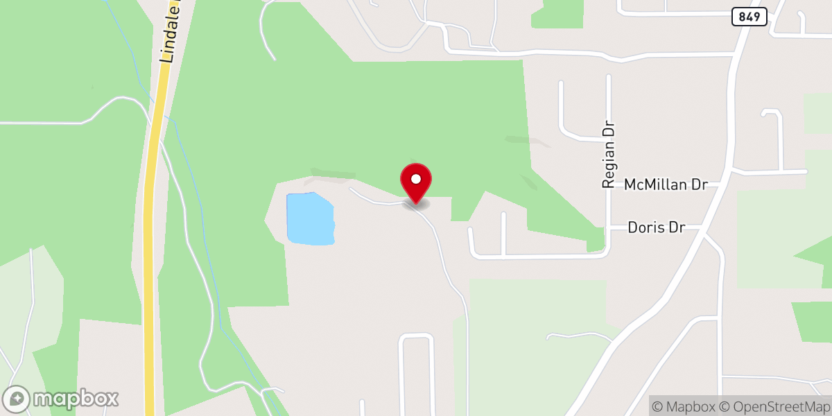 Map showing location of Timberline Baptist Camp