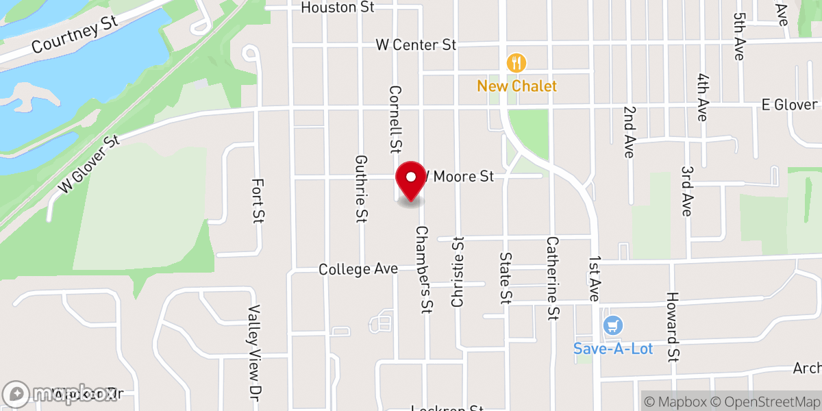 Map showing location of Heartline Ministry Inc