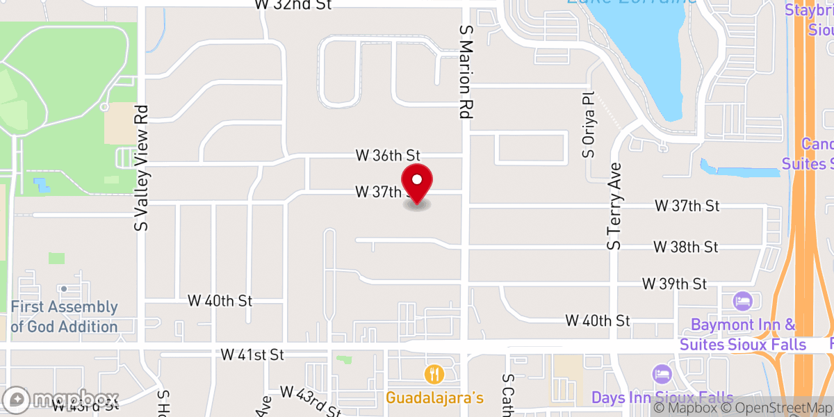 Map showing location of Living Word International Inc