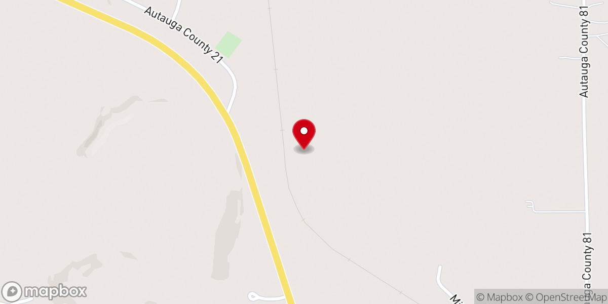 Map showing location of Locust Bluff United Methodist Church