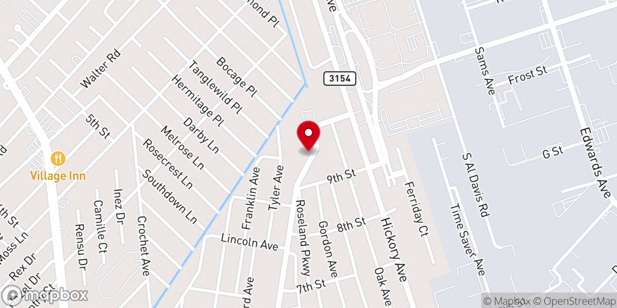 Map showing location of Naifa Greater New Orleans