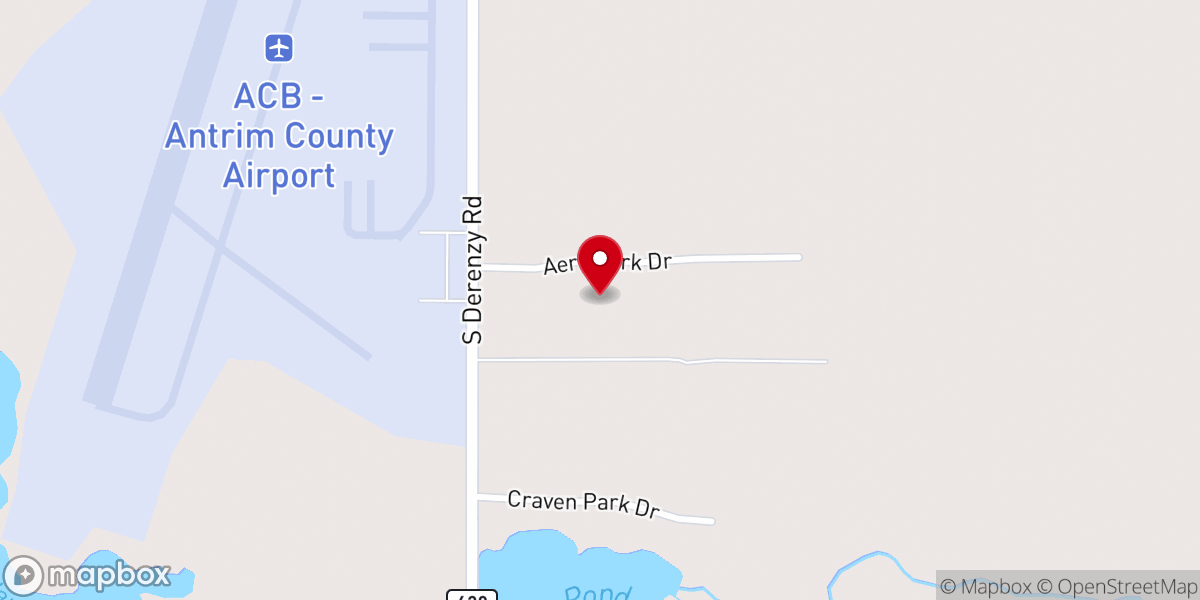 Map showing location of The Rock Church