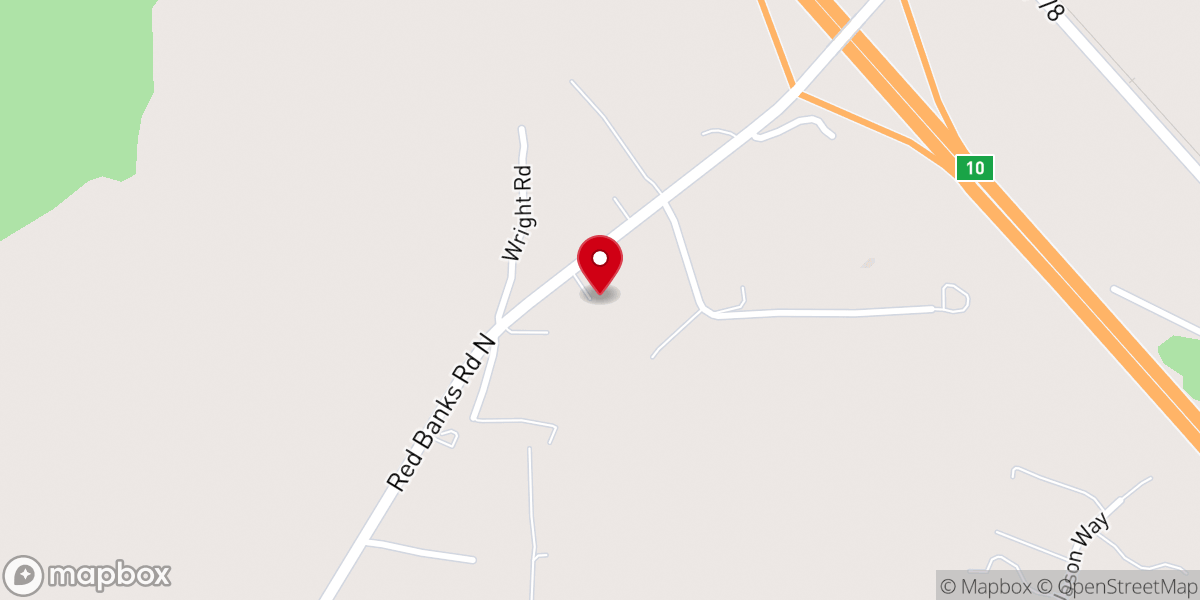 Map showing location of New Beginnings Word Christian Church