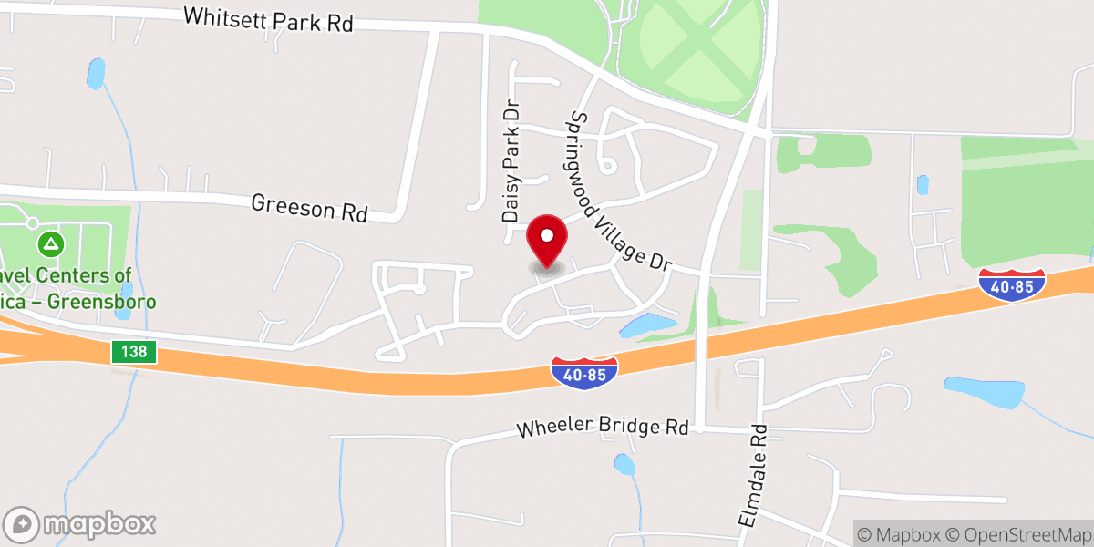 Map showing location of Magnify Him Outreach NC
