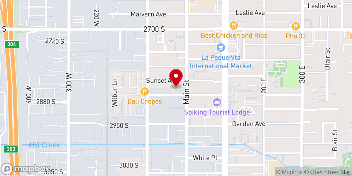 Map showing location of Full Armor Bible Center