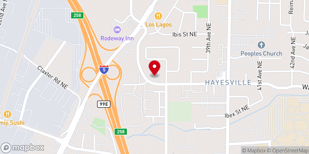 Map showing location of Solid Rock Community Church