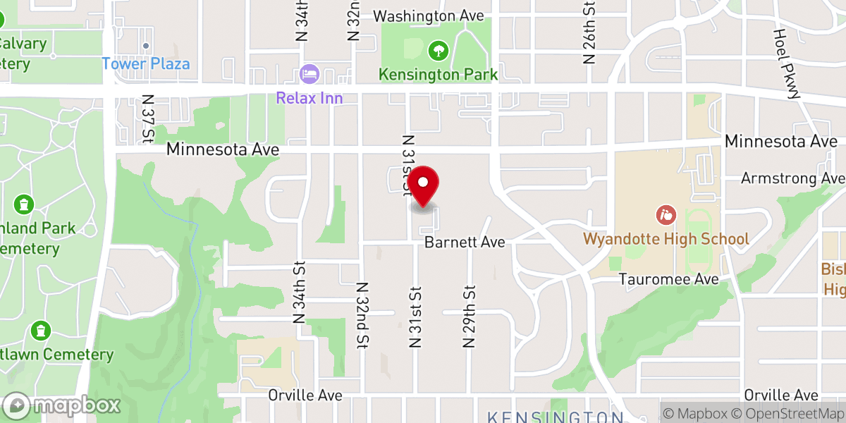Map showing location of Mercy Chose Me Ministries
