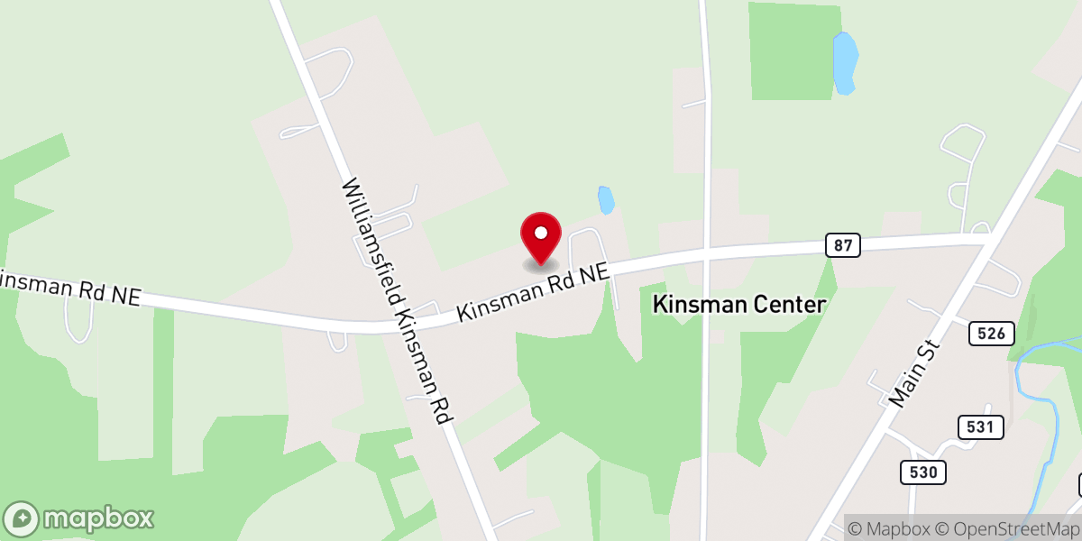 Map showing location of St Patrick's Catholic Church