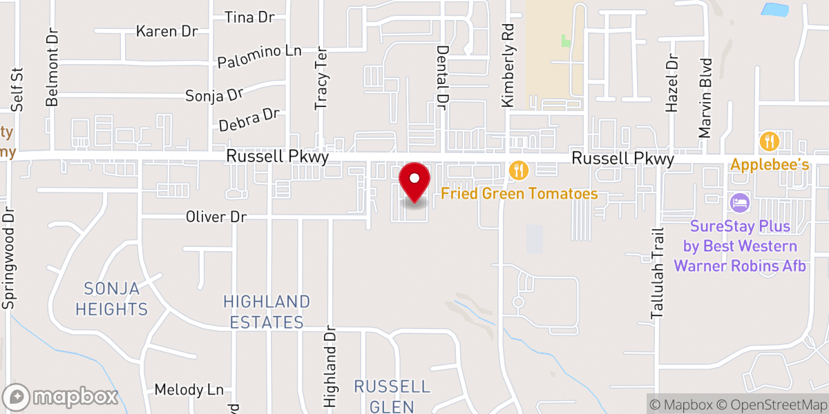 Map showing location of Apostolic Pentecostal Church