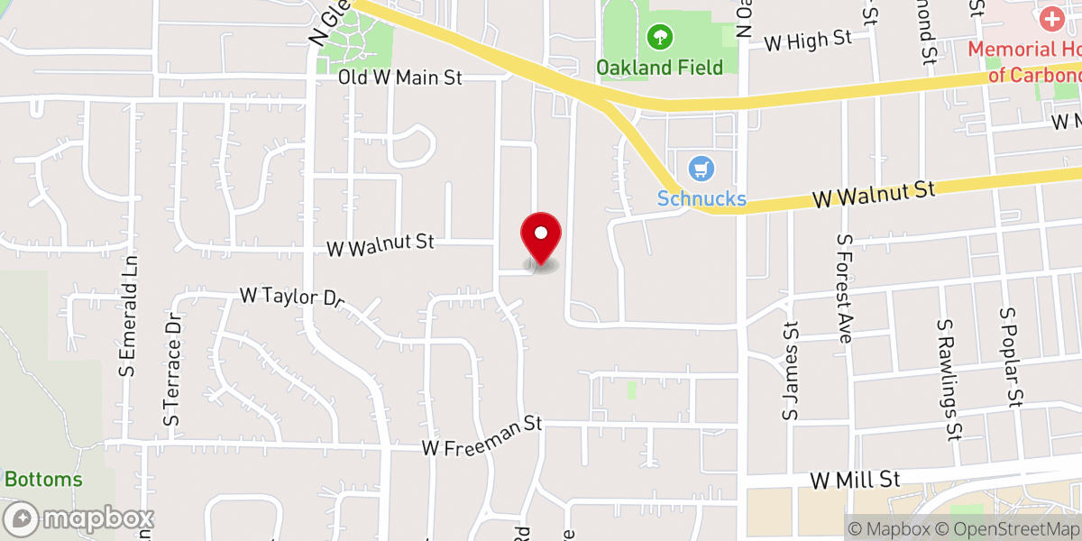 Map showing location of The church of trek