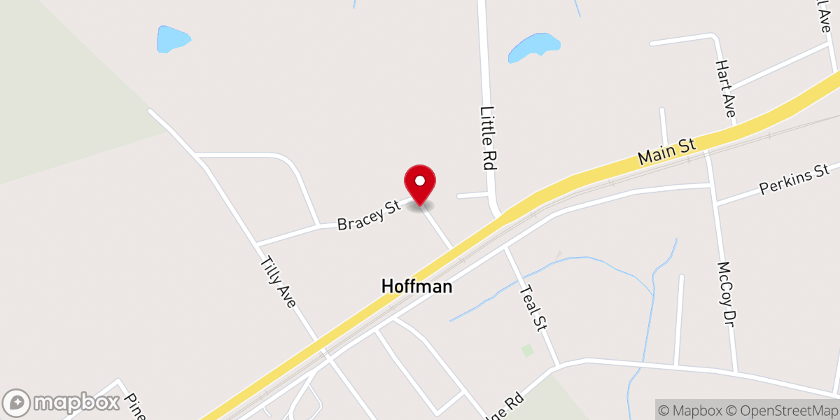 Map showing location of Pleasant Hill CME Church