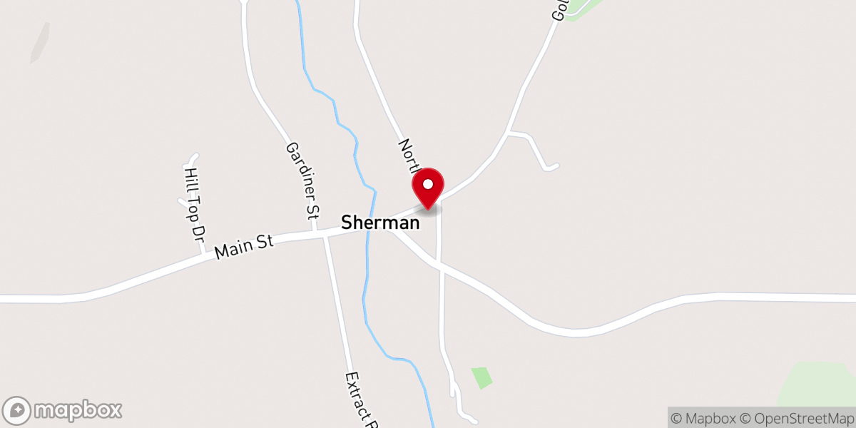 Map showing location of Washburn Memorial Church