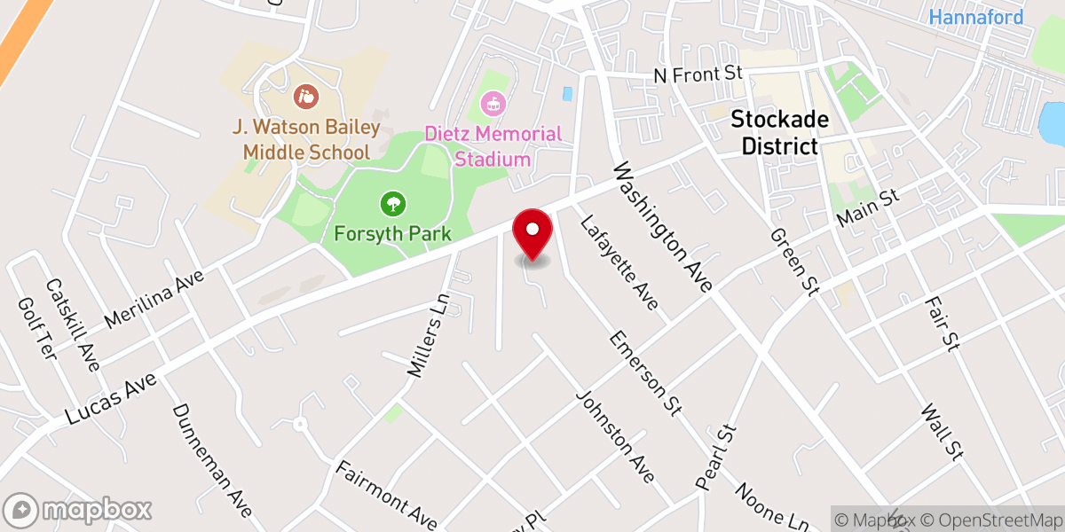 Map showing location of Kingston Seventh-day Adventist Church