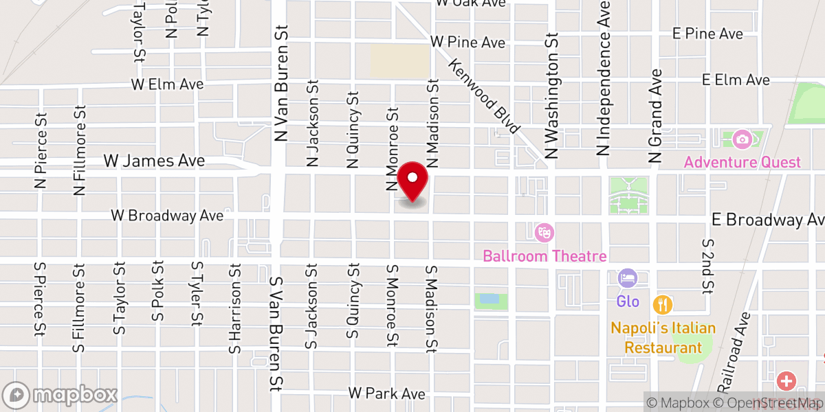 Map showing location of Catholic Church-Saint Francis Xavier