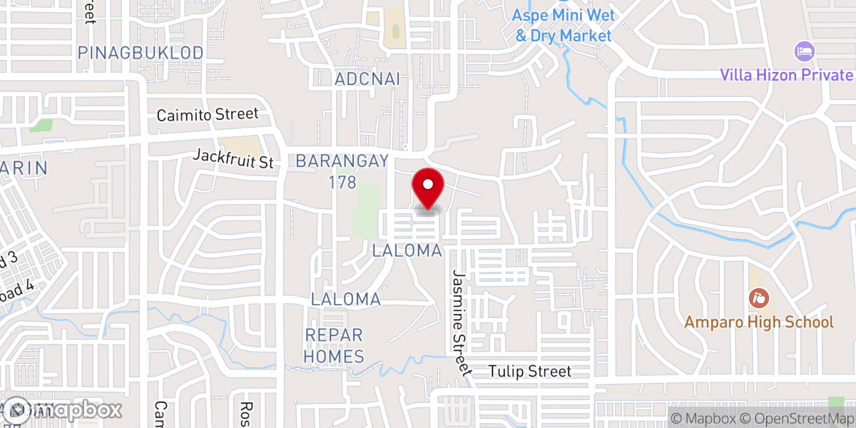 Map showing location of Iglesia Ni Cristo Mission Center