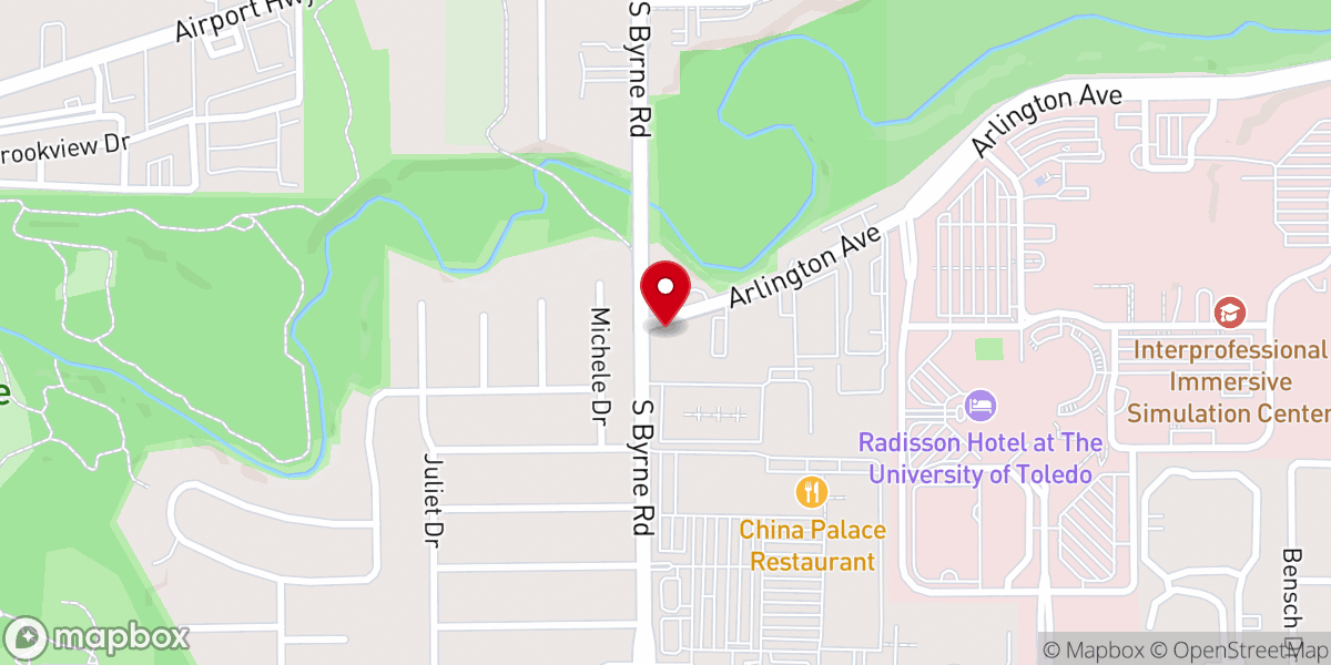 Map showing location of Mays Chapel United Holy Church
