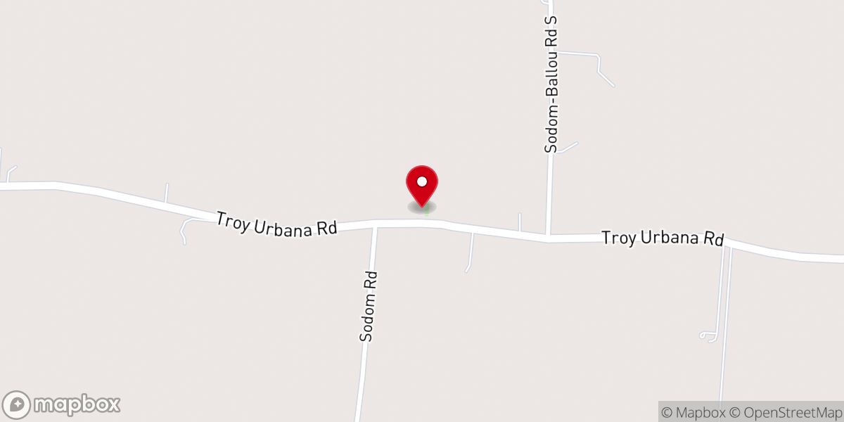 Map showing location of Lost Creek United Church