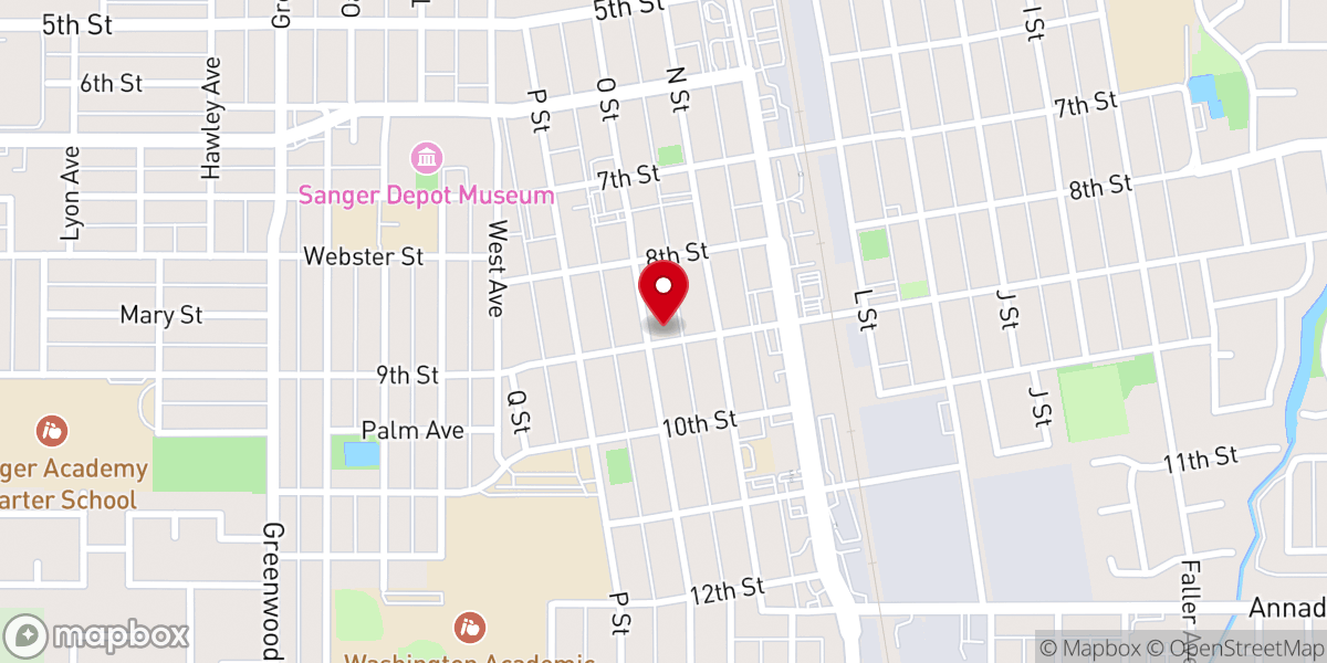 Map showing location of Holy Cross Anglican Church