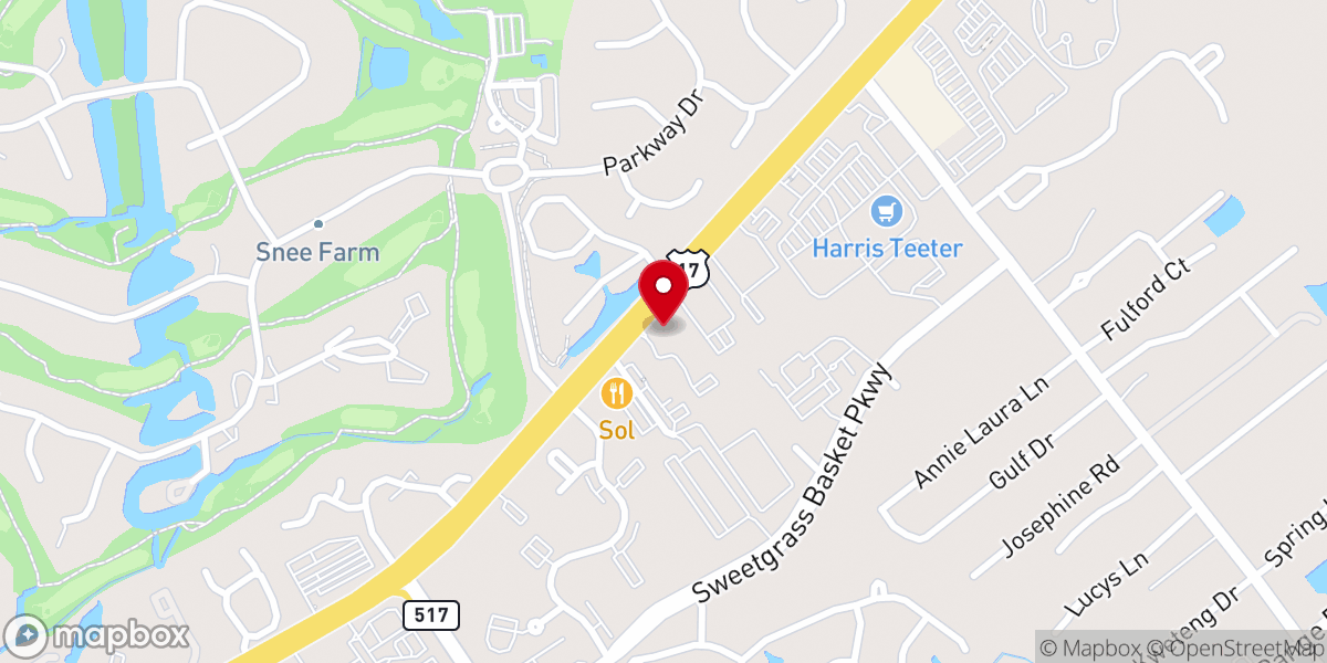 Map showing location of All Saints Lutheran Church (ELCA)