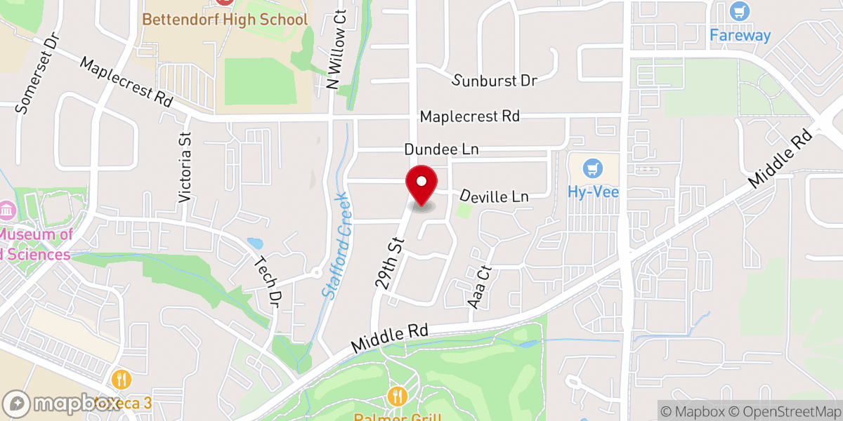 Map showing location of Chateau Knoll